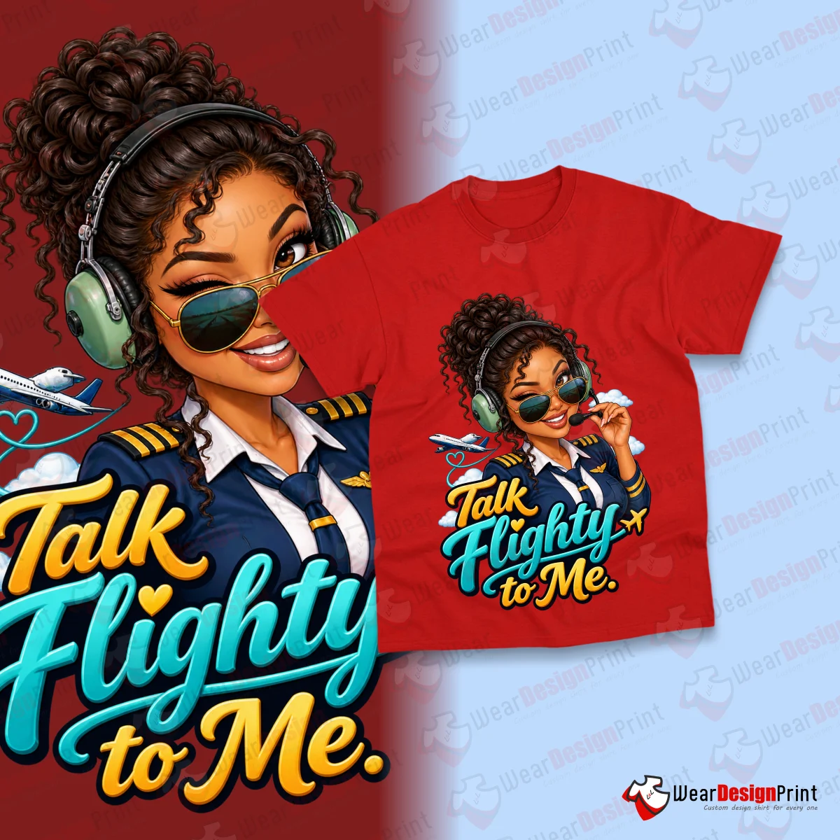 Women Pilot 10PC PNG Bundle — view 19