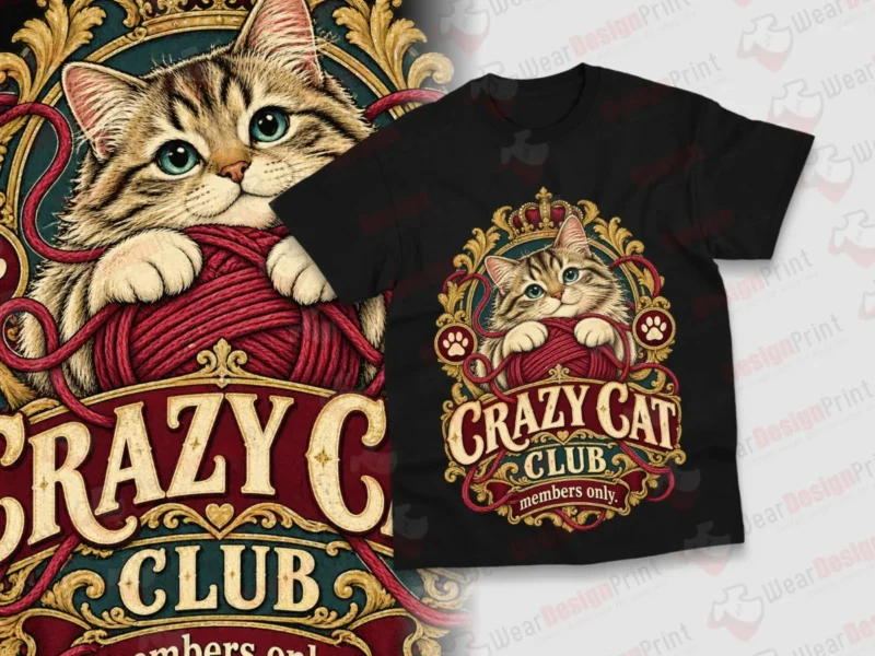 Funny Cat Shirt Designs 20PCS PNG Bundle — view 1