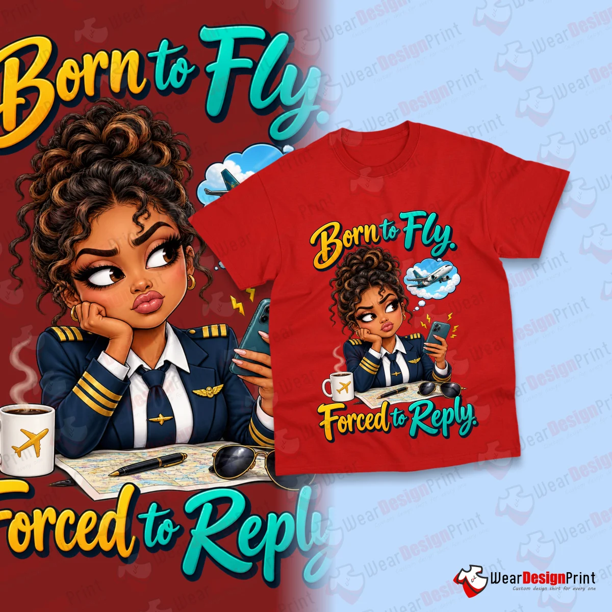 Women Pilot 10PC PNG Bundle — view 23