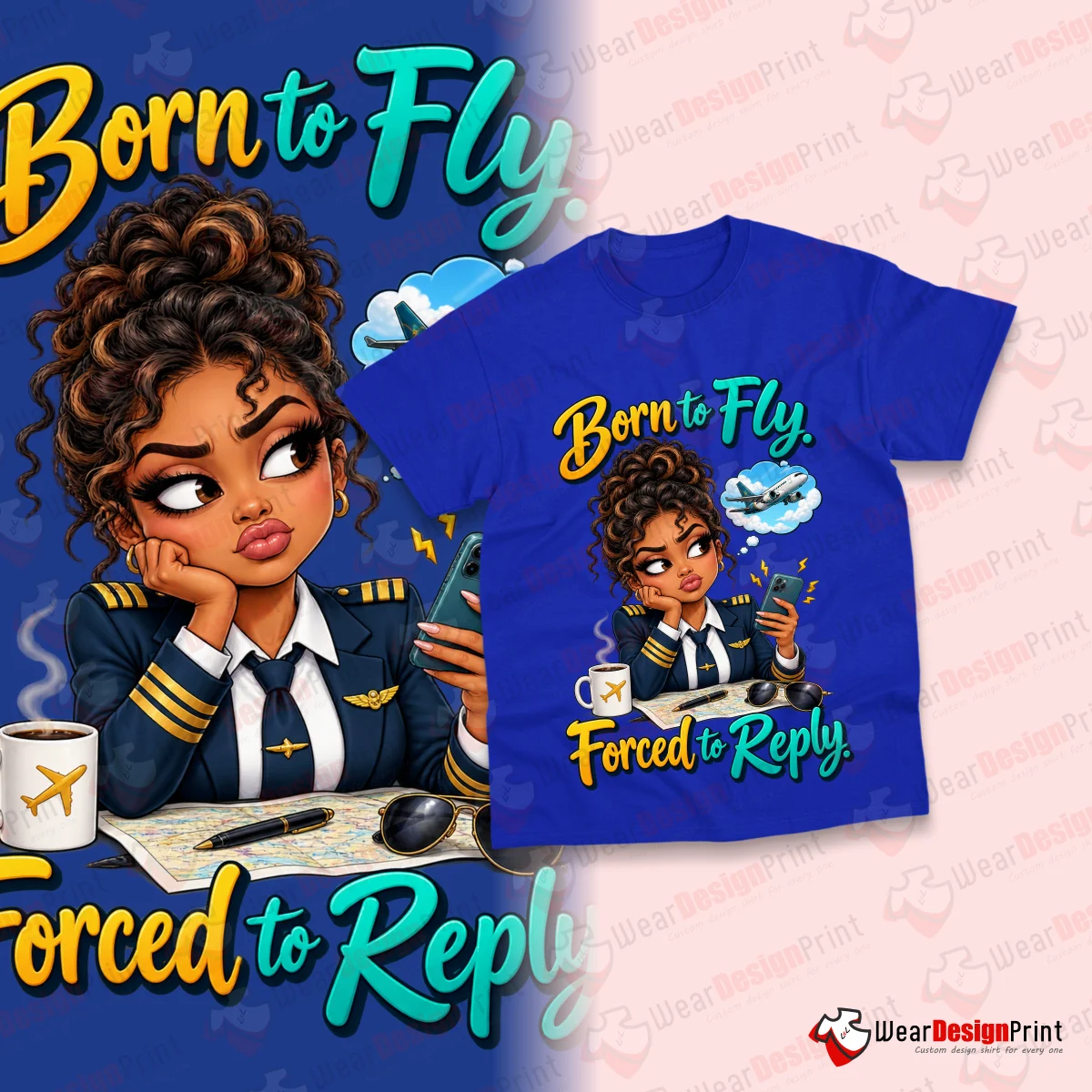 Women Pilot 10PC PNG Bundle — view 24