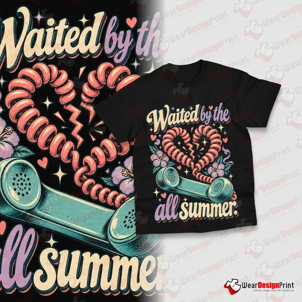 Retro Heartbreak Shirt Designs 15PCS PNG Bundle — view 7