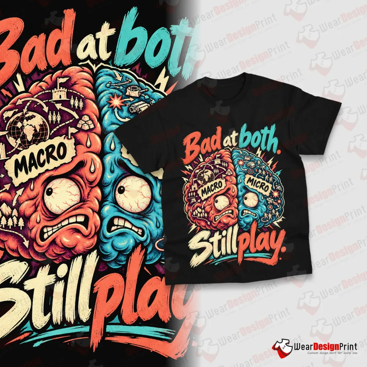 Strategy Gaming Shirt Designs 20PCS PNG Bundle — view 7
