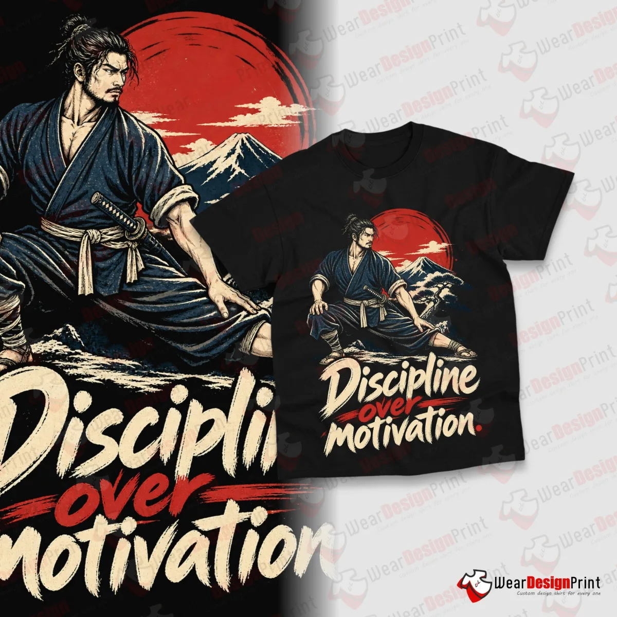 Warrior Gym Shirt Designs 15PCS PNG Bundle — view 8