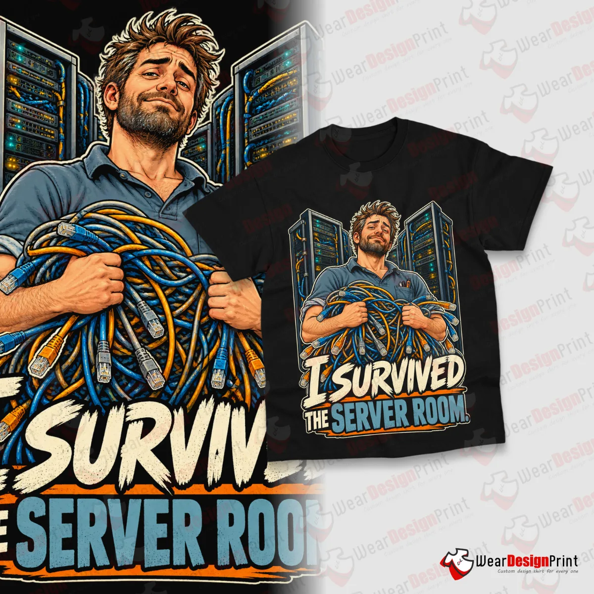 IT & Tech Shirt Designs 10PCS PNG Bundle — view 1