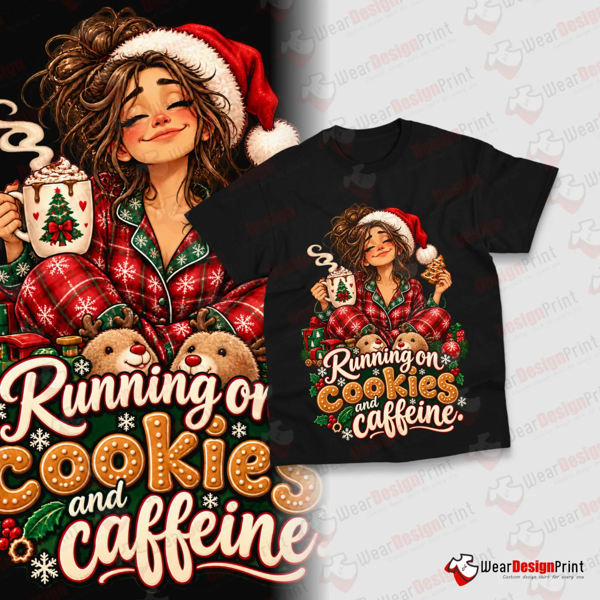 Holiday, Coffee & Tech Shirt Designs 20PCS PNG Bundle — view 8