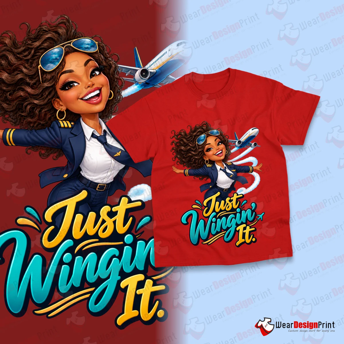 Women Pilot 10PC PNG Bundle — view 27