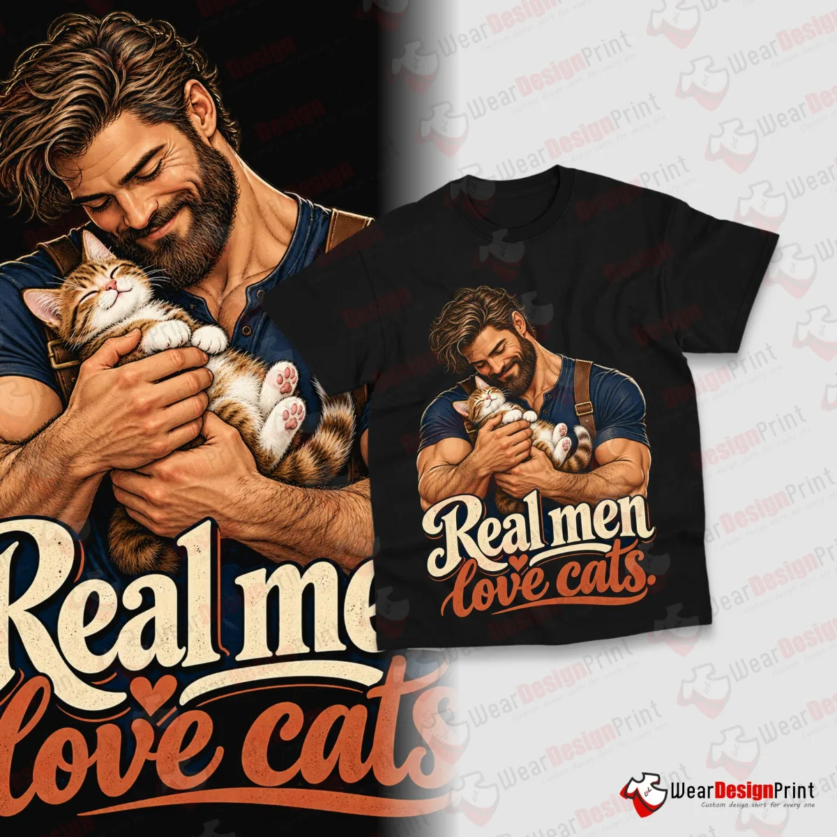 Funny Cat Shirt Designs 20PCS PNG Bundle — view 9