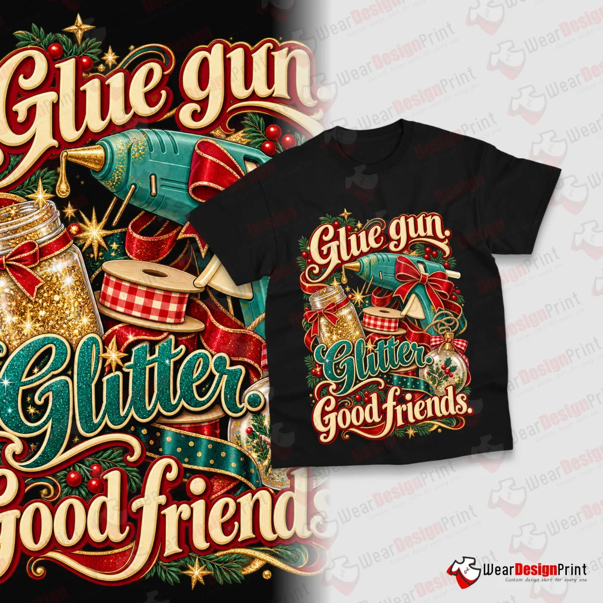 Holiday, Coffee & Tech Shirt Designs 20PCS PNG Bundle — view 9