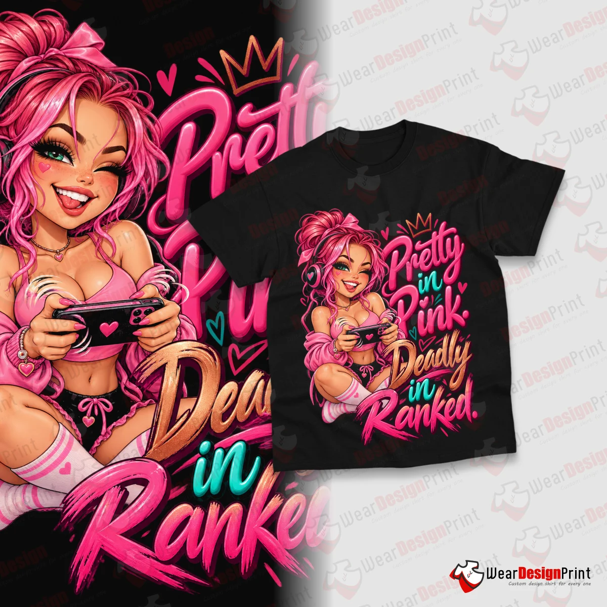 Gamer Girls 10PC PNG Bundle — view 8