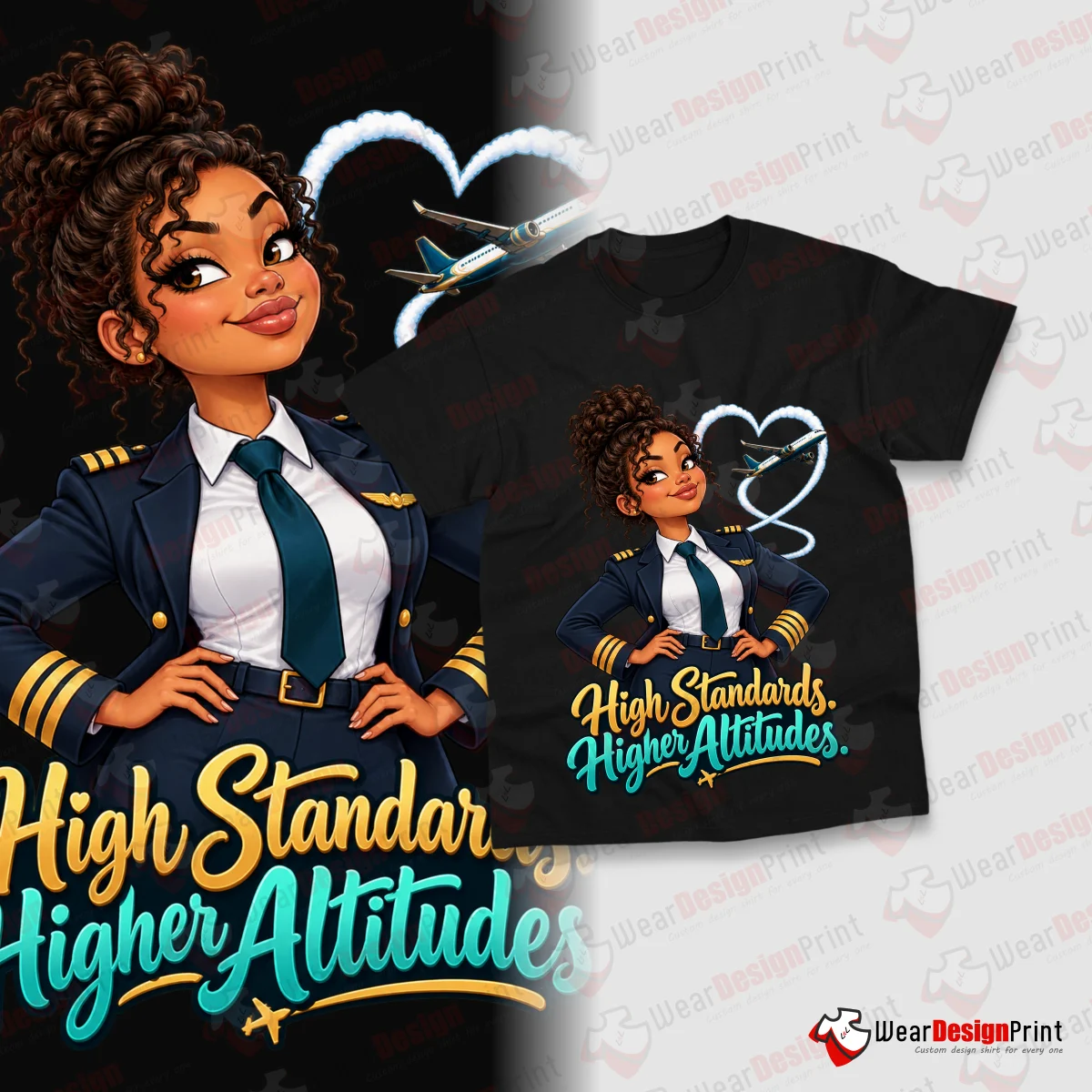Women Pilot 10PC PNG Bundle — view 29