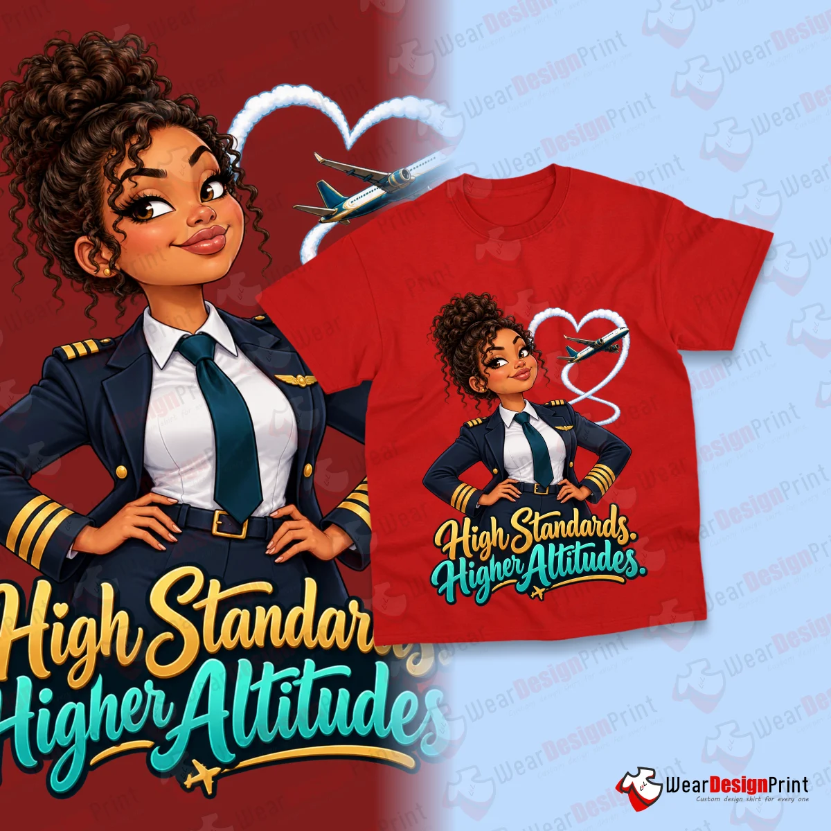 Women Pilot 10PC PNG Bundle — view 31