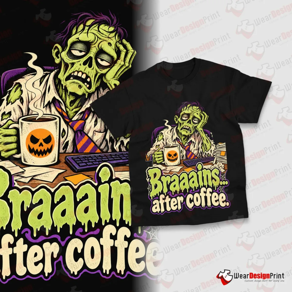 Halloween Fun Shirt Designs 15PCS PNG Bundle — view 8
