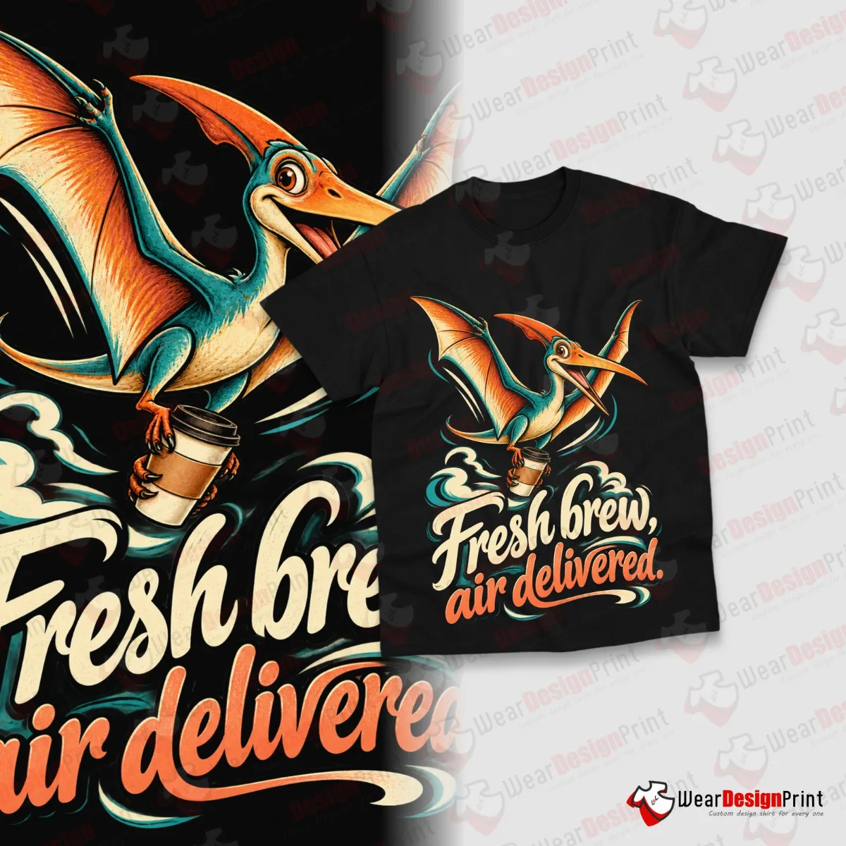 Dinosaur Coffee Shirt Designs 20PCS PNG Bundle — view 9