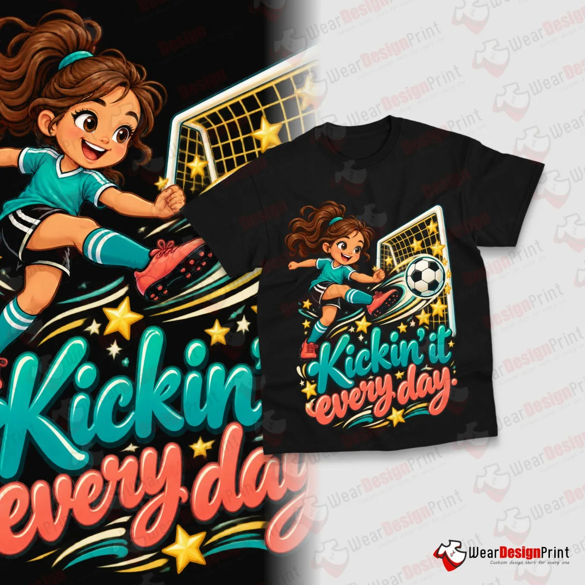 Colorful Kids Shirt Designs 10PCS PNG Bundle — view 9