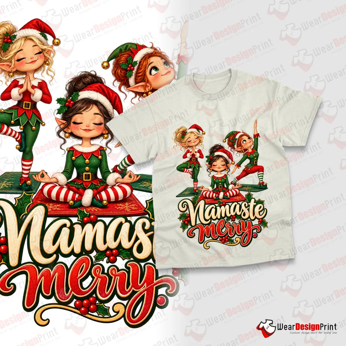 Christmas Holiday Shirt Designs 26PCS PNG Bundle — view 60