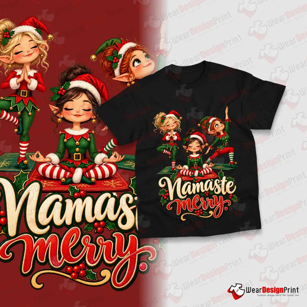 Christmas Holiday Shirt Designs 26PCS PNG Bundle — view 10
