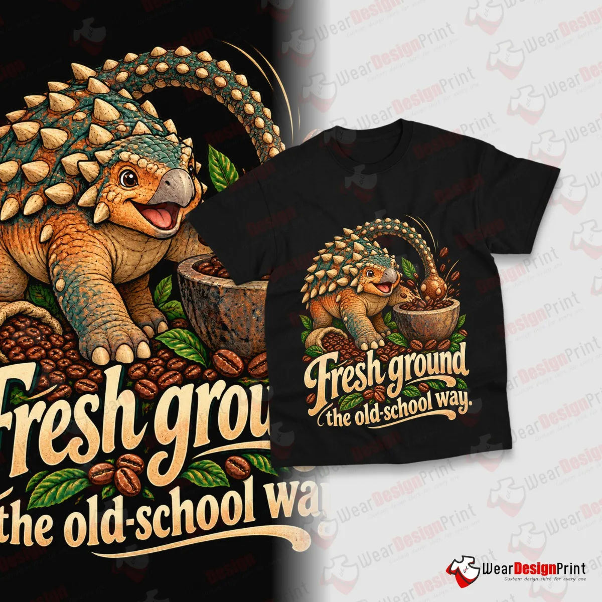 Dinosaur Coffee Shirt Designs 20PCS PNG Bundle — view 10