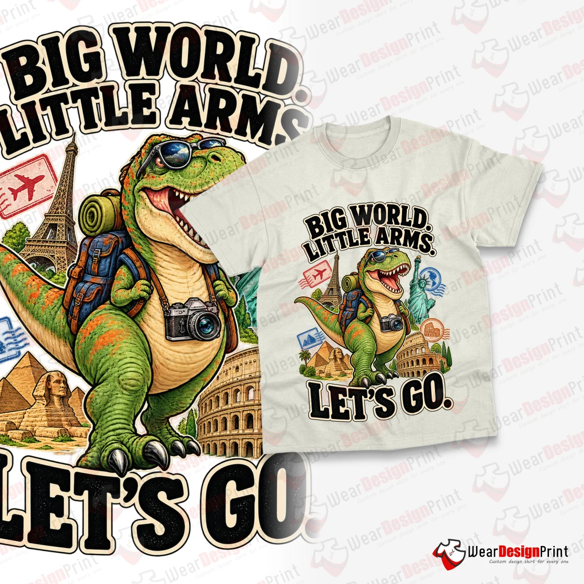 T-Rex Travel 10PC PNG Bundle — view 20