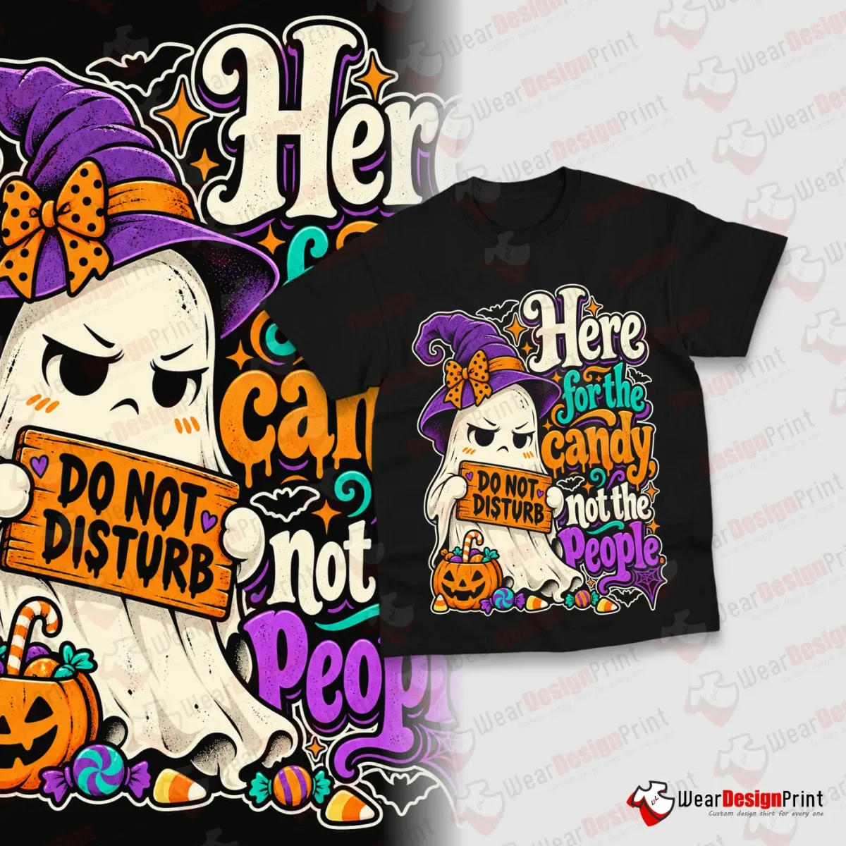 Halloween Fun Shirt Designs 15PCS PNG Bundle — view 10