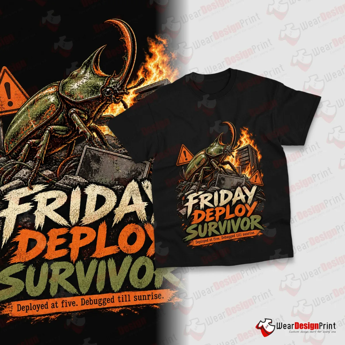 Developer Bugs Shirt Designs 10PCS PNG Bundle — view 10