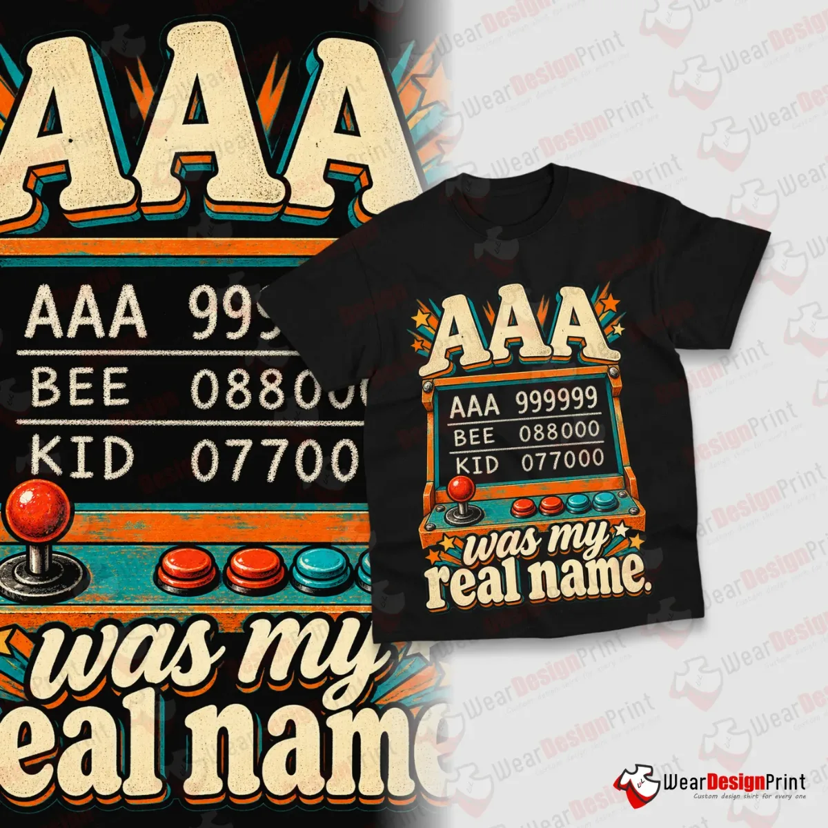 Retro Gaming Shirt Designs 17PCS PNG Bundle — view 10