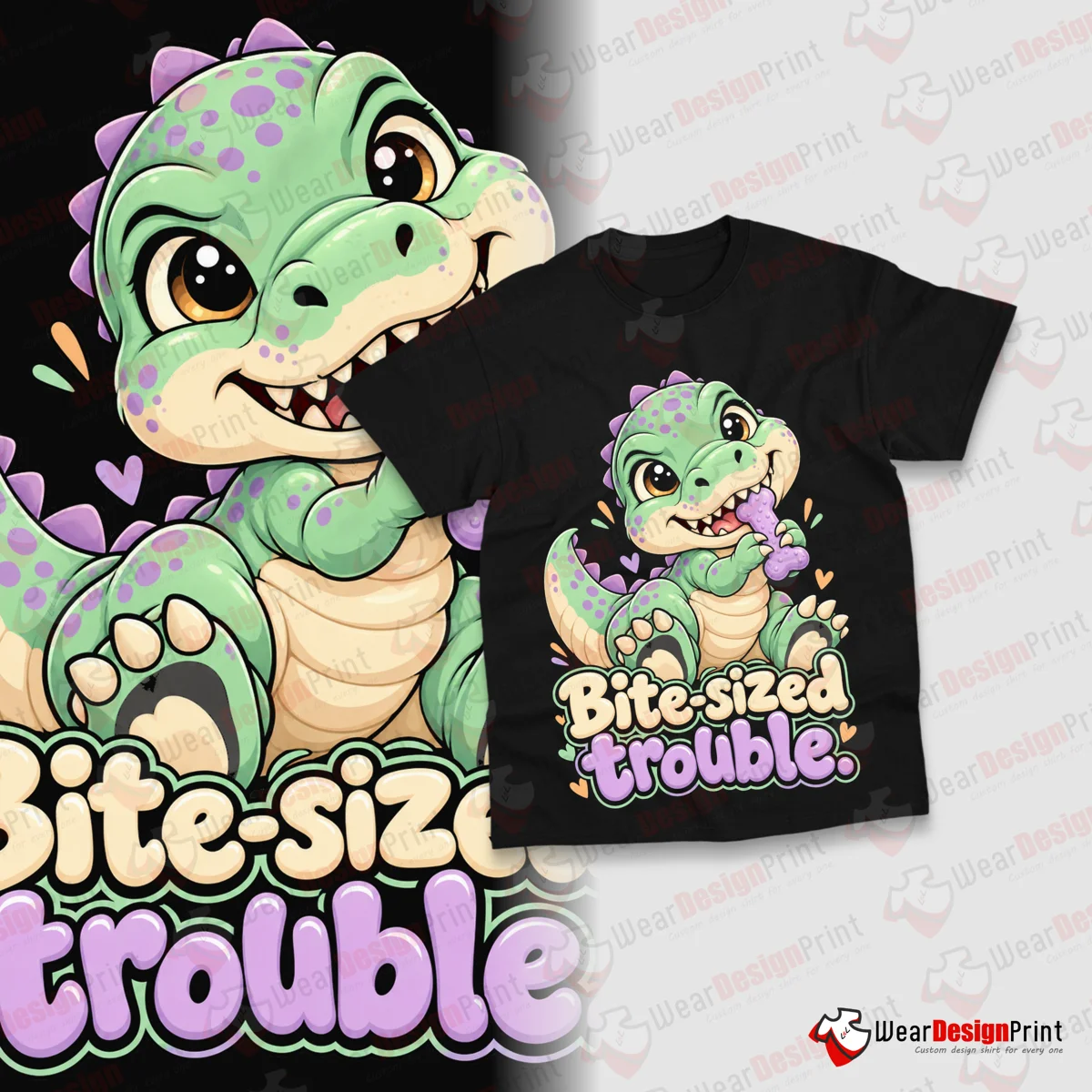 Baby Dinosaurs Shirt Designs 15PCS PNG Bundle — view 11