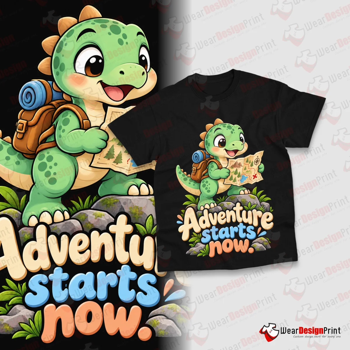 Baby Dinosaurs Shirt Designs 15PCS PNG Bundle — view 12
