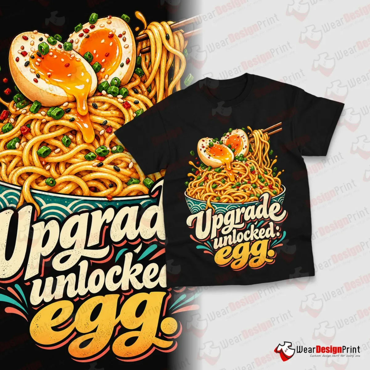 Noodle Lovers Shirt Designs 15PCS PNG Bundle — view 12
