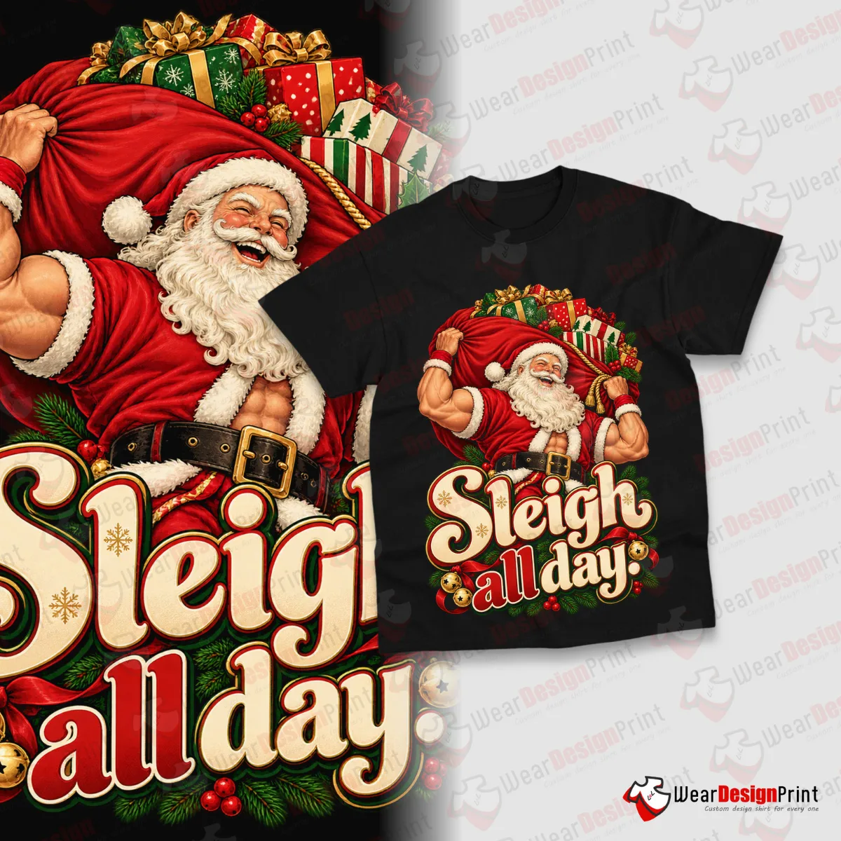 Funny Christmas Shirt Designs 20PCS PNG Bundle — view 12