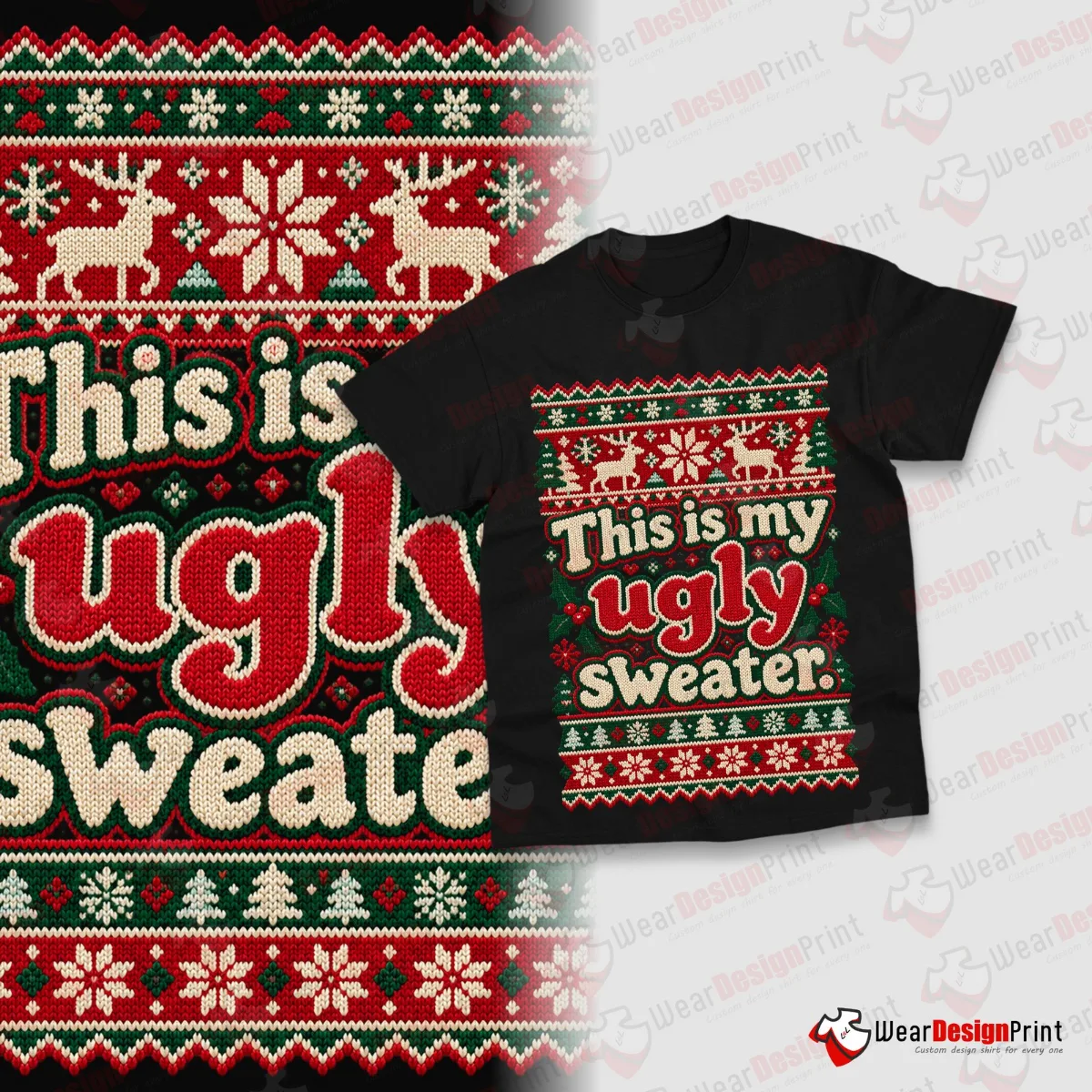 Funny Christmas Shirt Designs 20PCS PNG Bundle — view 13