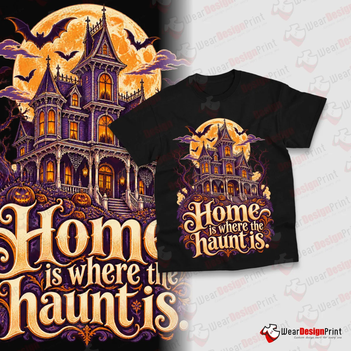 Halloween Shirt Designs 15PCS PNG Bundle — view 12