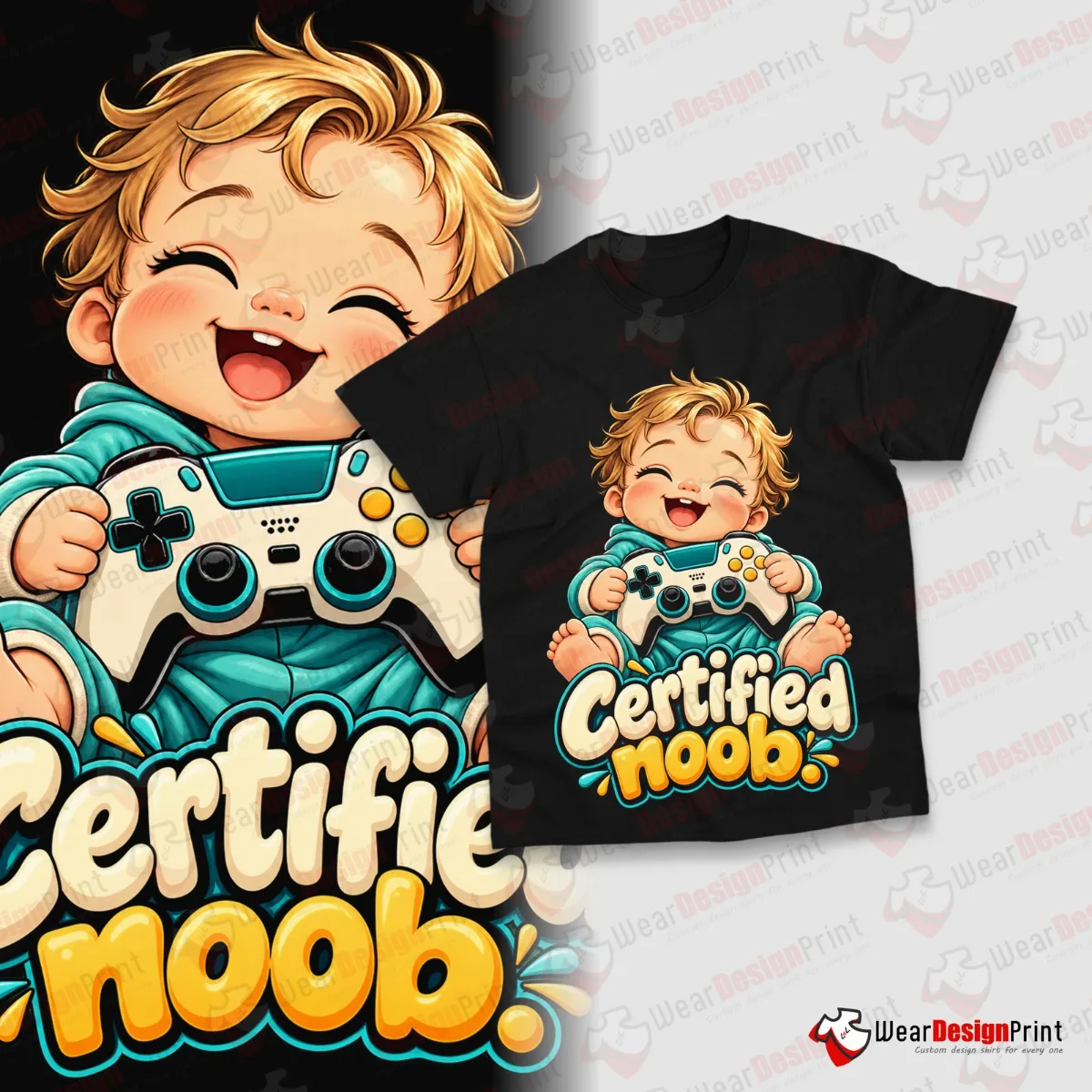 Funny Gamer Shirt Designs 20PCS PNG Bundle — view 14
