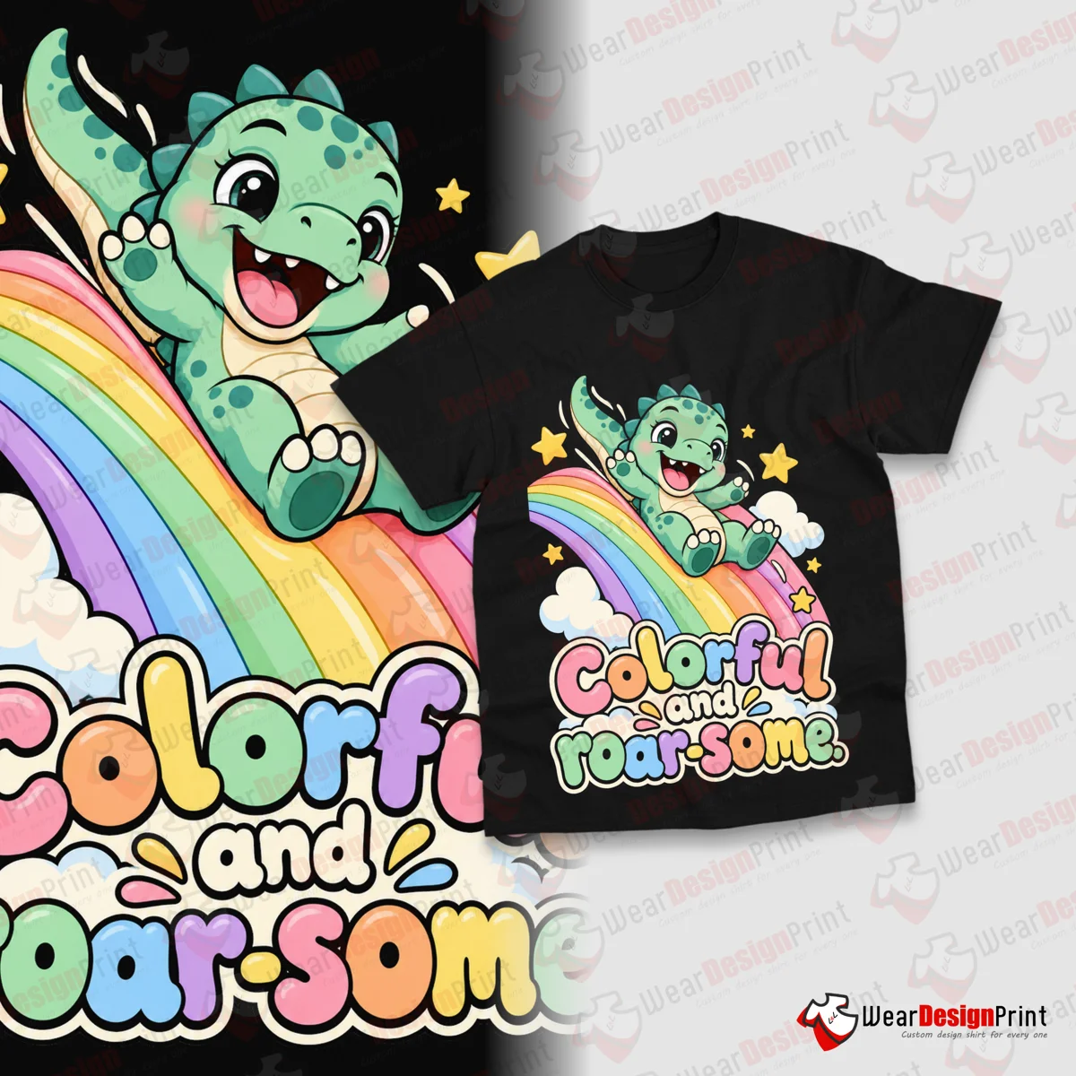 Baby Dinosaurs Shirt Designs 15PCS PNG Bundle — view 14