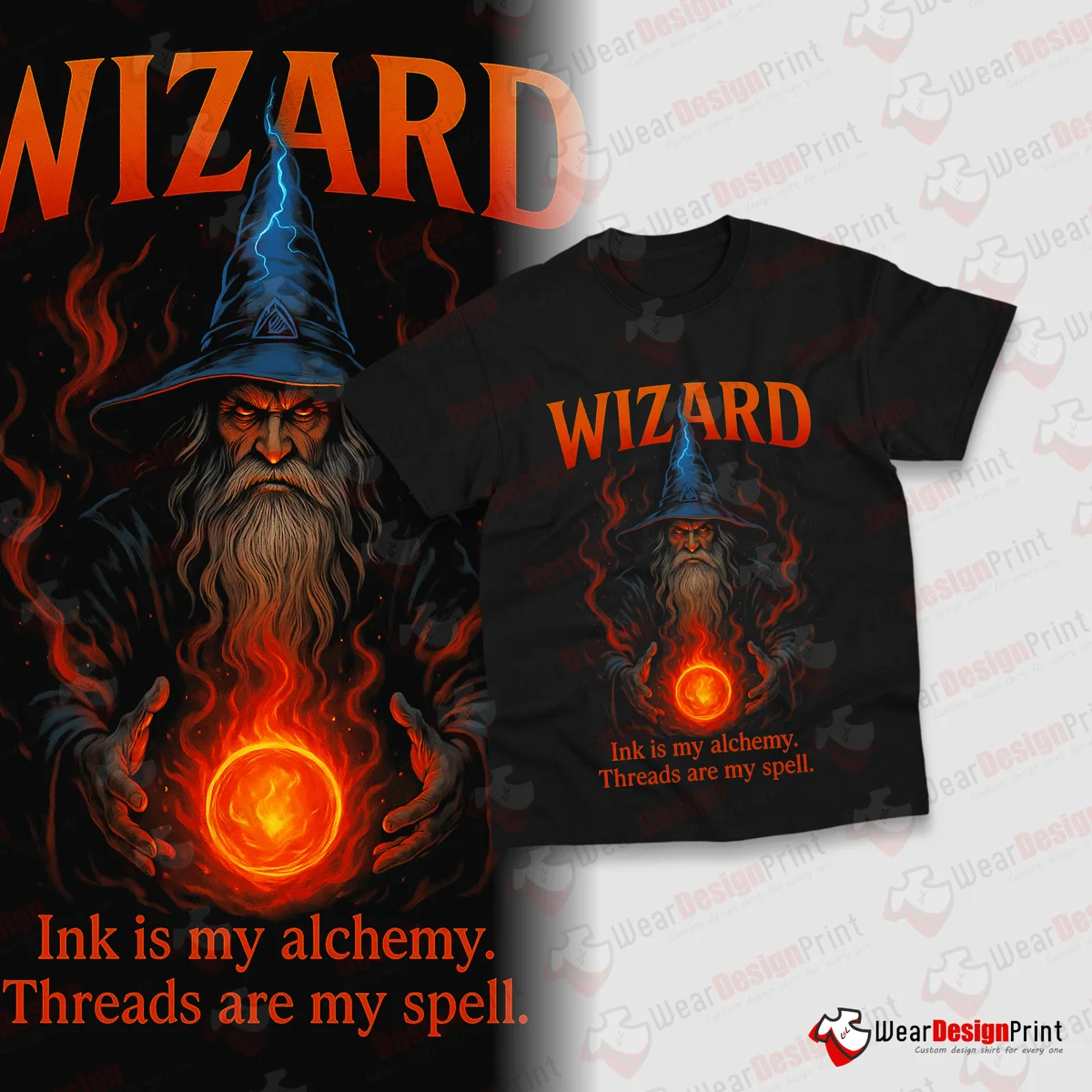 Fantasy & Horror Shirt Designs 13PCS PNG Bundle — view 14