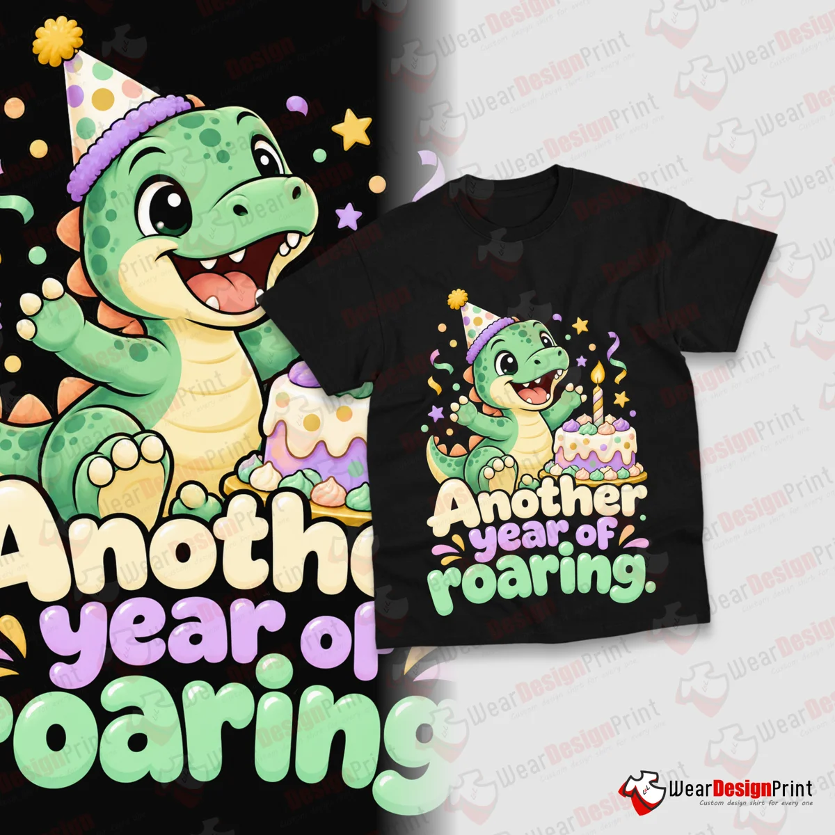Baby Dinosaurs Shirt Designs 15PCS PNG Bundle — view 15