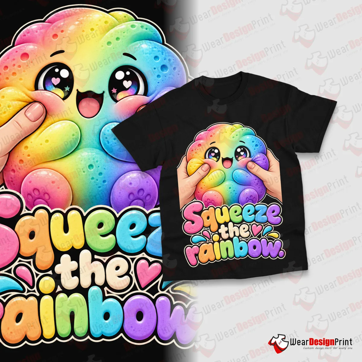 Squishy Friends Shirt Designs 15PCS PNG Bundle — view 15