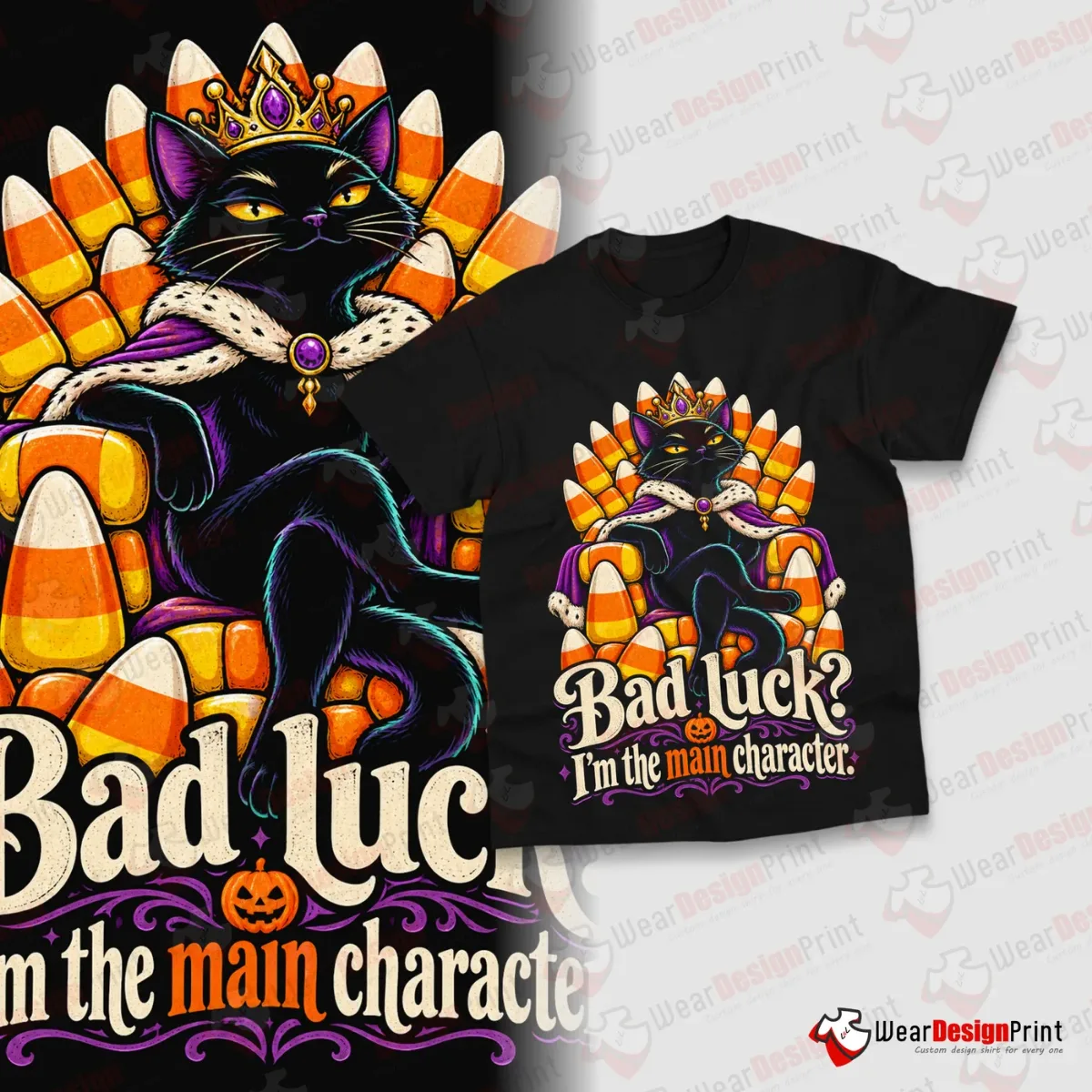 Halloween Fun Shirt Designs 15PCS PNG Bundle — view 15