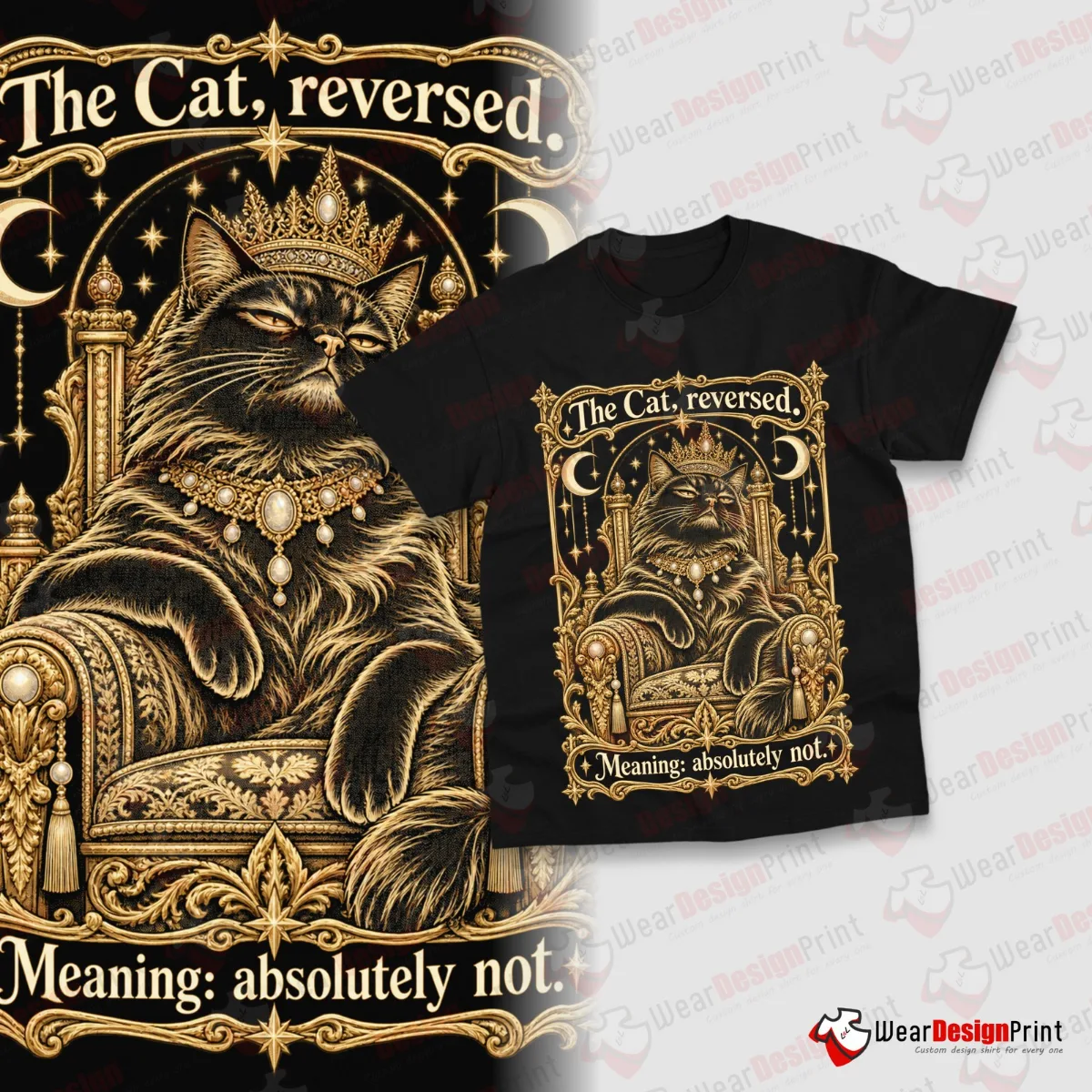 Funny Cat Shirt Designs 20PCS PNG Bundle — view 16