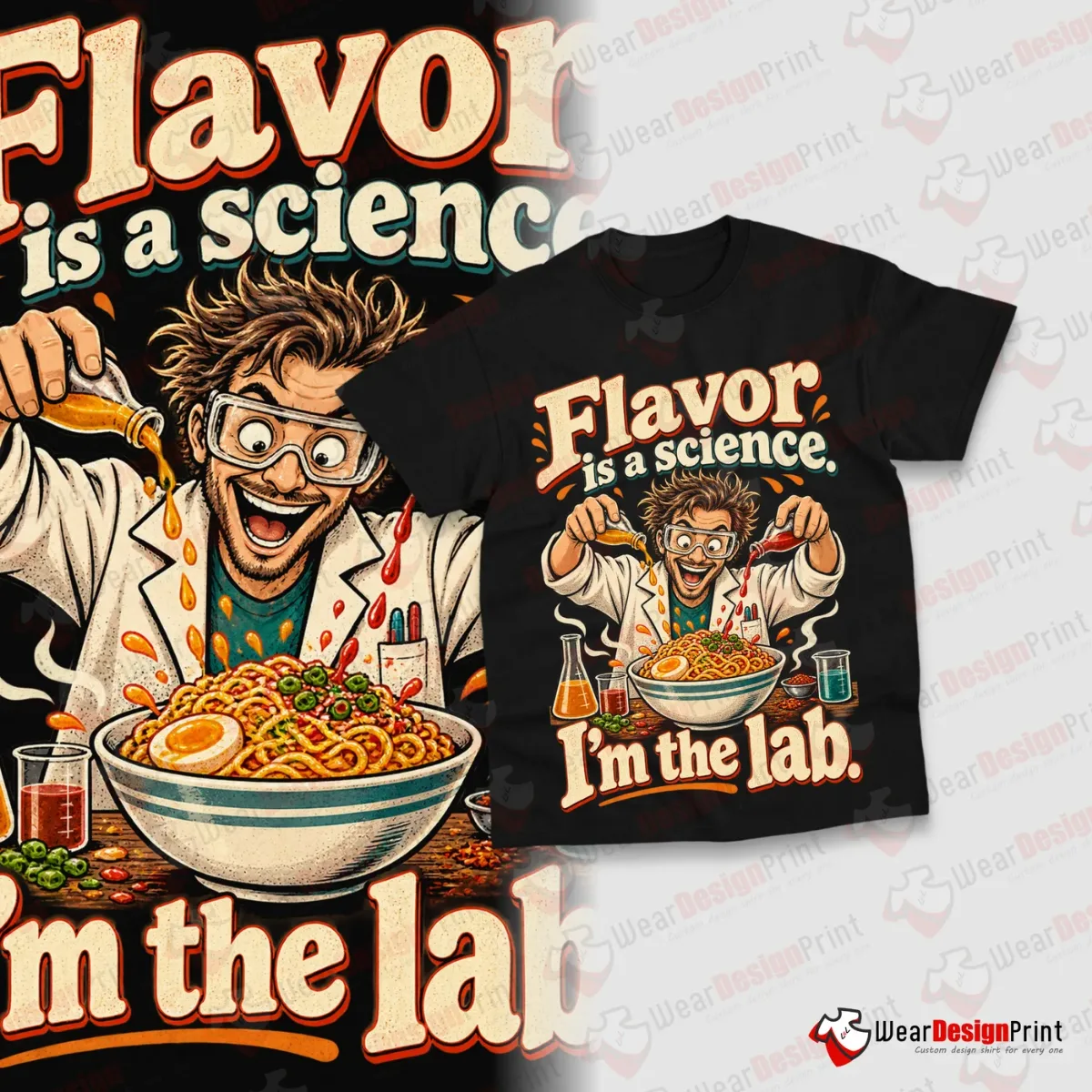 Noodle Lovers Shirt Designs 15PCS PNG Bundle — view 16