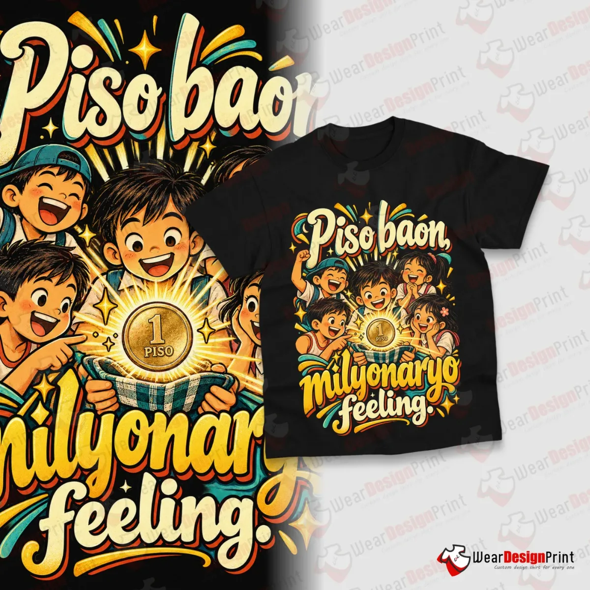 Batang 90s Shirt Designs 17PCS PNG Bundle — view 16