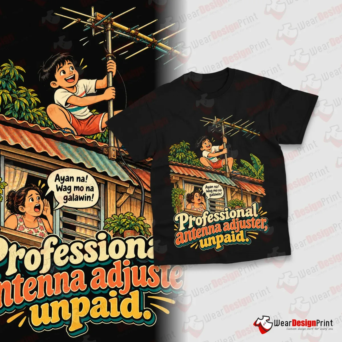 Batang 90s Shirt Designs 17PCS PNG Bundle — view 17
