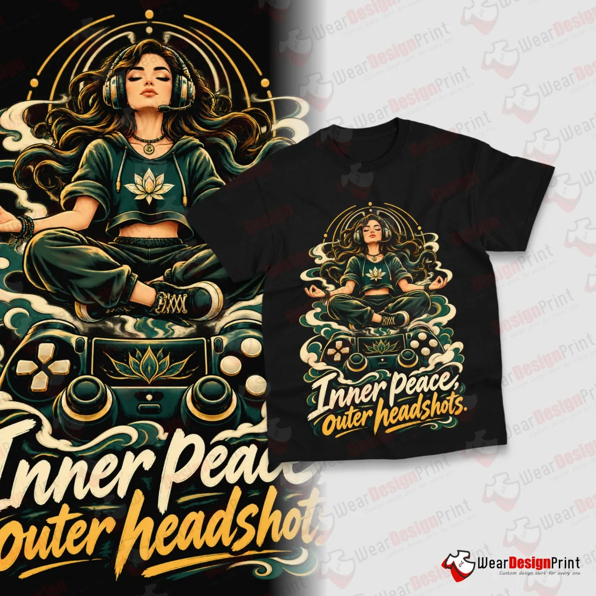 Funny Gamer Shirt Designs 20PCS PNG Bundle — view 19