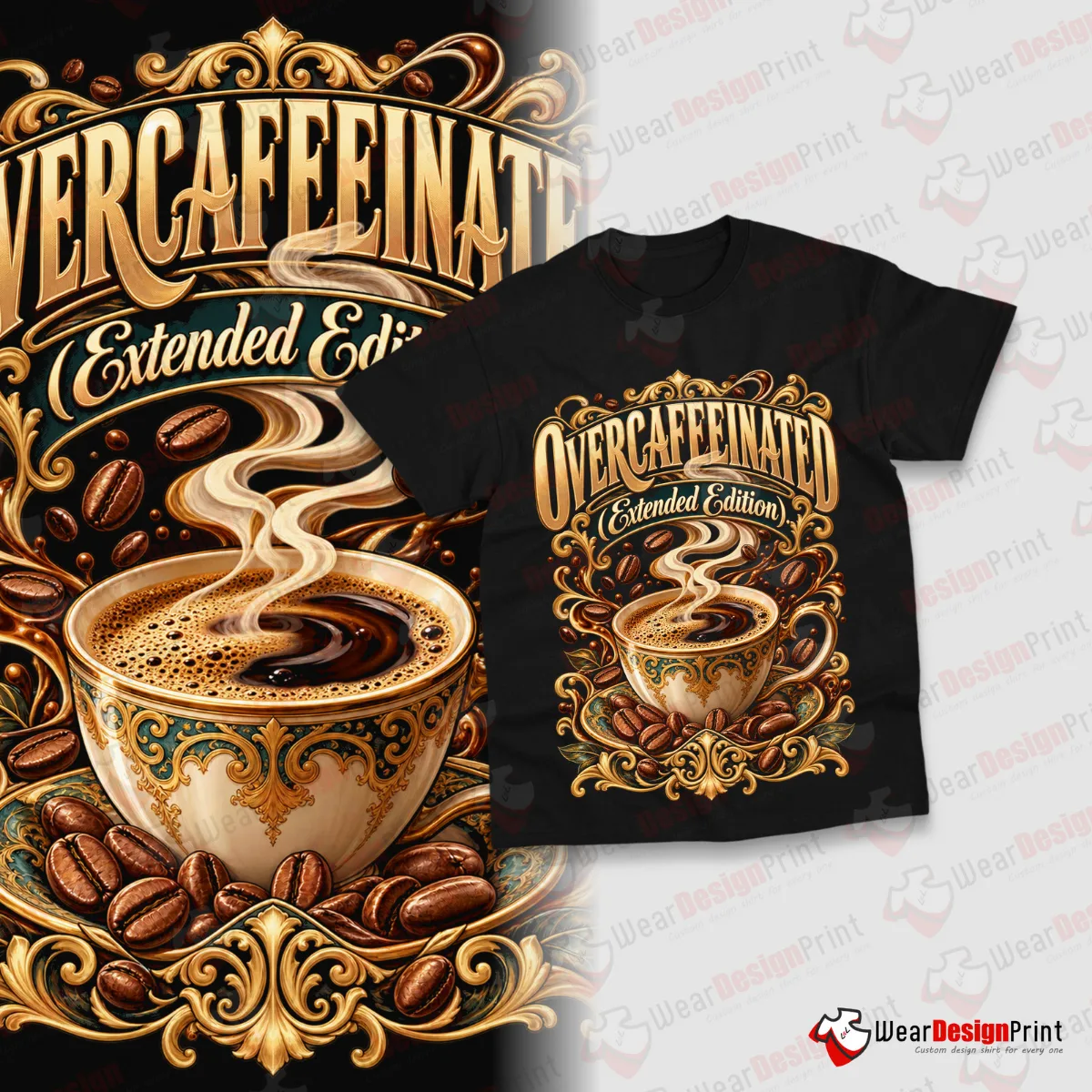Holiday, Coffee & Tech Shirt Designs 20PCS PNG Bundle — view 17