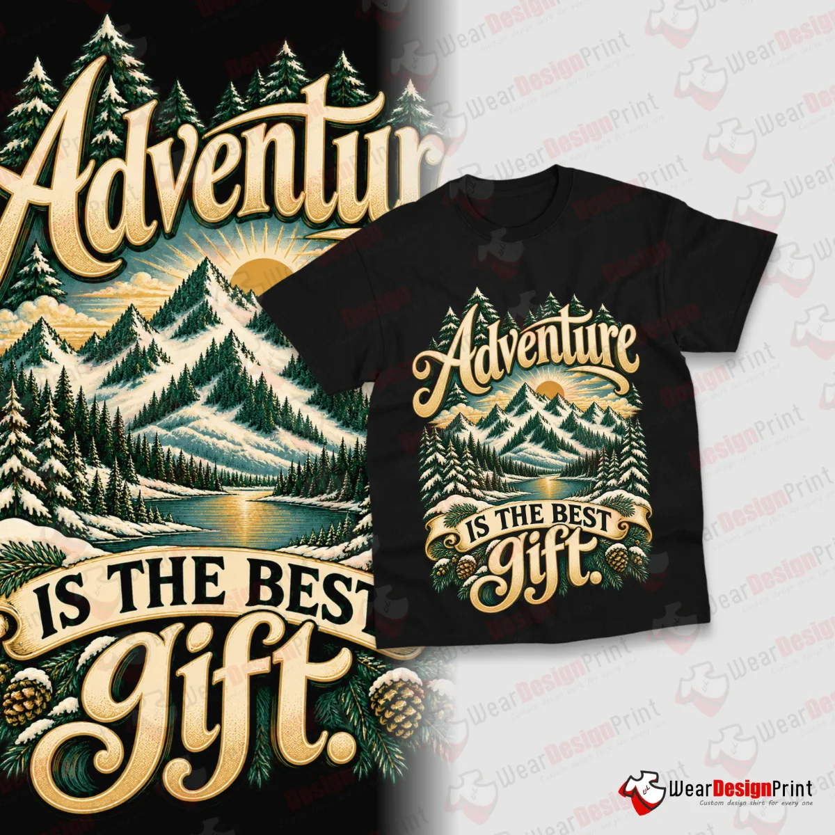 Funny Christmas Shirt Designs 20PCS PNG Bundle — view 19