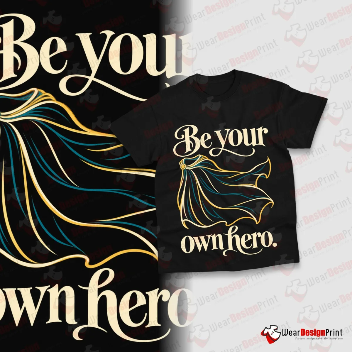 Funny Superhero Shirt Designs 20PCS PNG Bundle — view 20