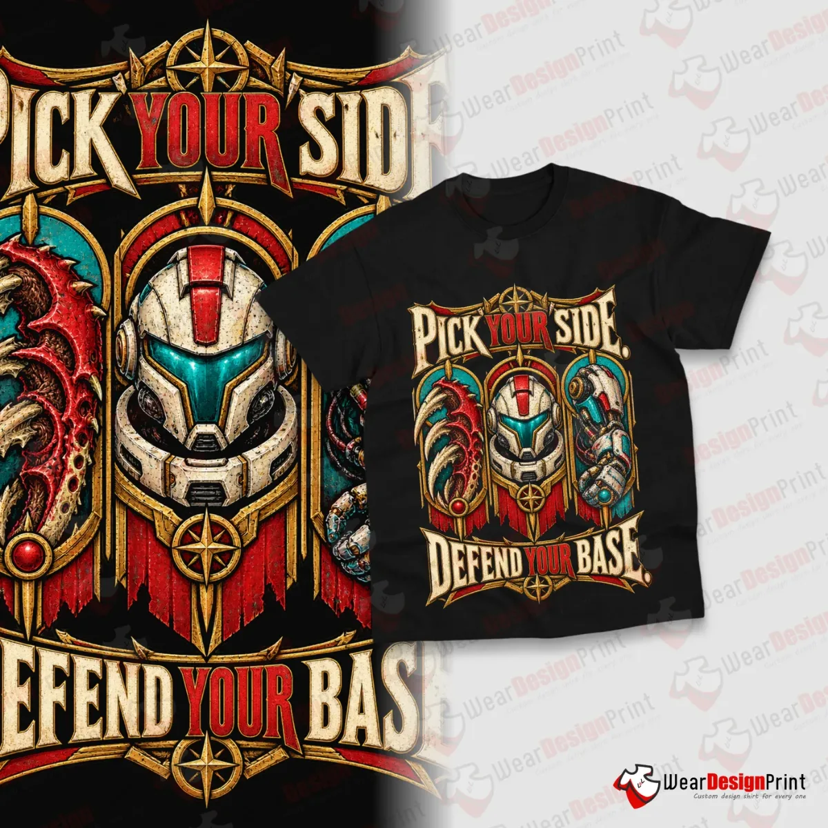 Strategy Gaming Shirt Designs 20PCS PNG Bundle — view 19