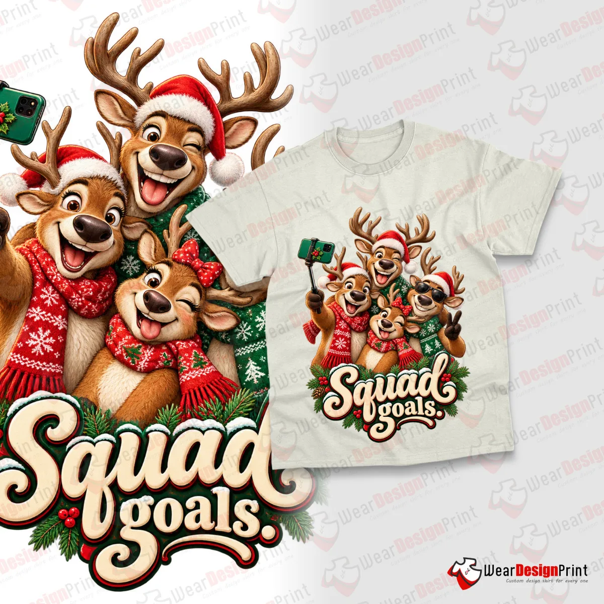 Christmas Holiday Shirt Designs 26PCS PNG Bundle — view 74