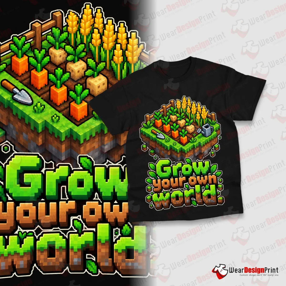 Pixel Art Kids Shirt Designs 16PCS PNG Bundle — view 6