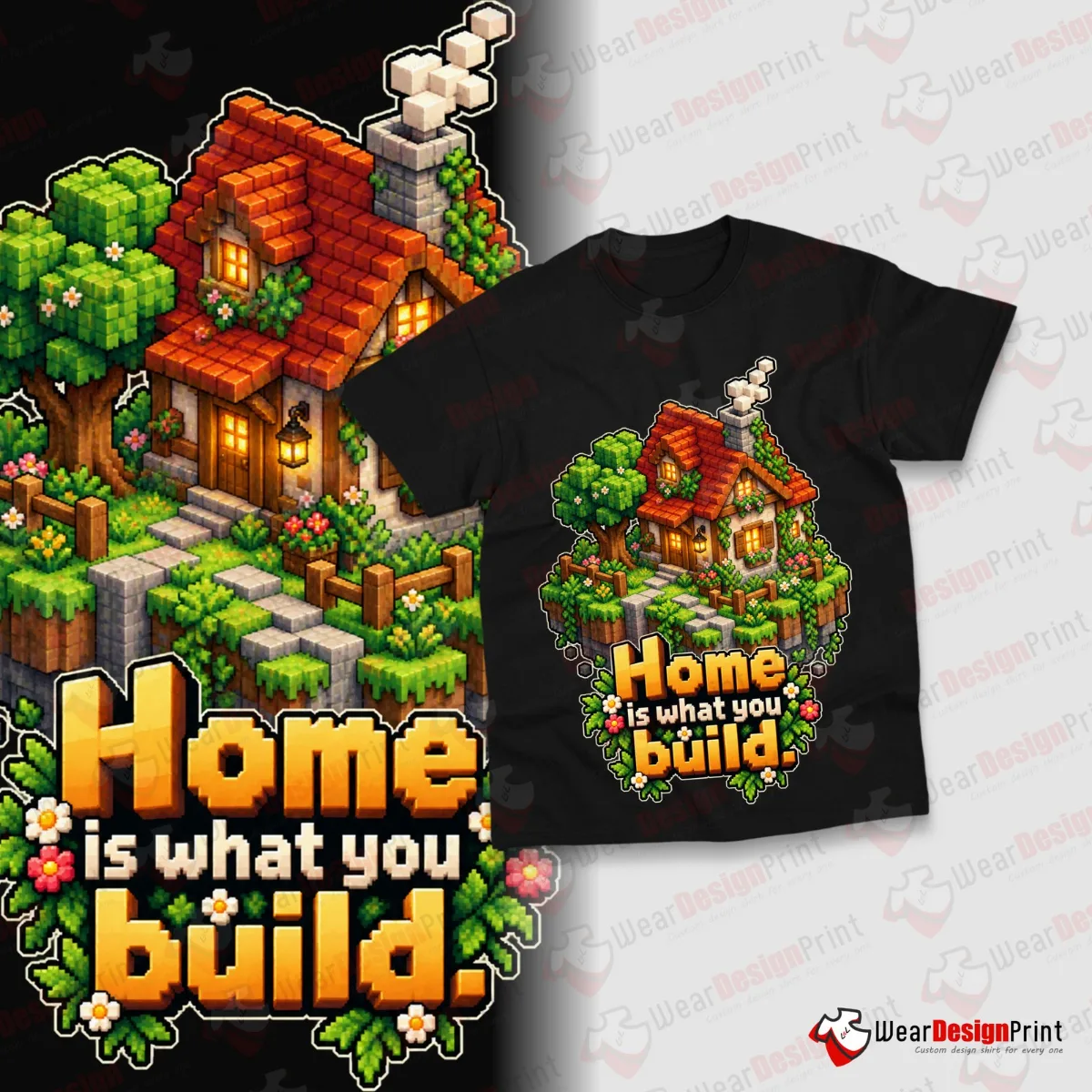 Pixel Art Kids Shirt Designs 16PCS PNG Bundle — view 14