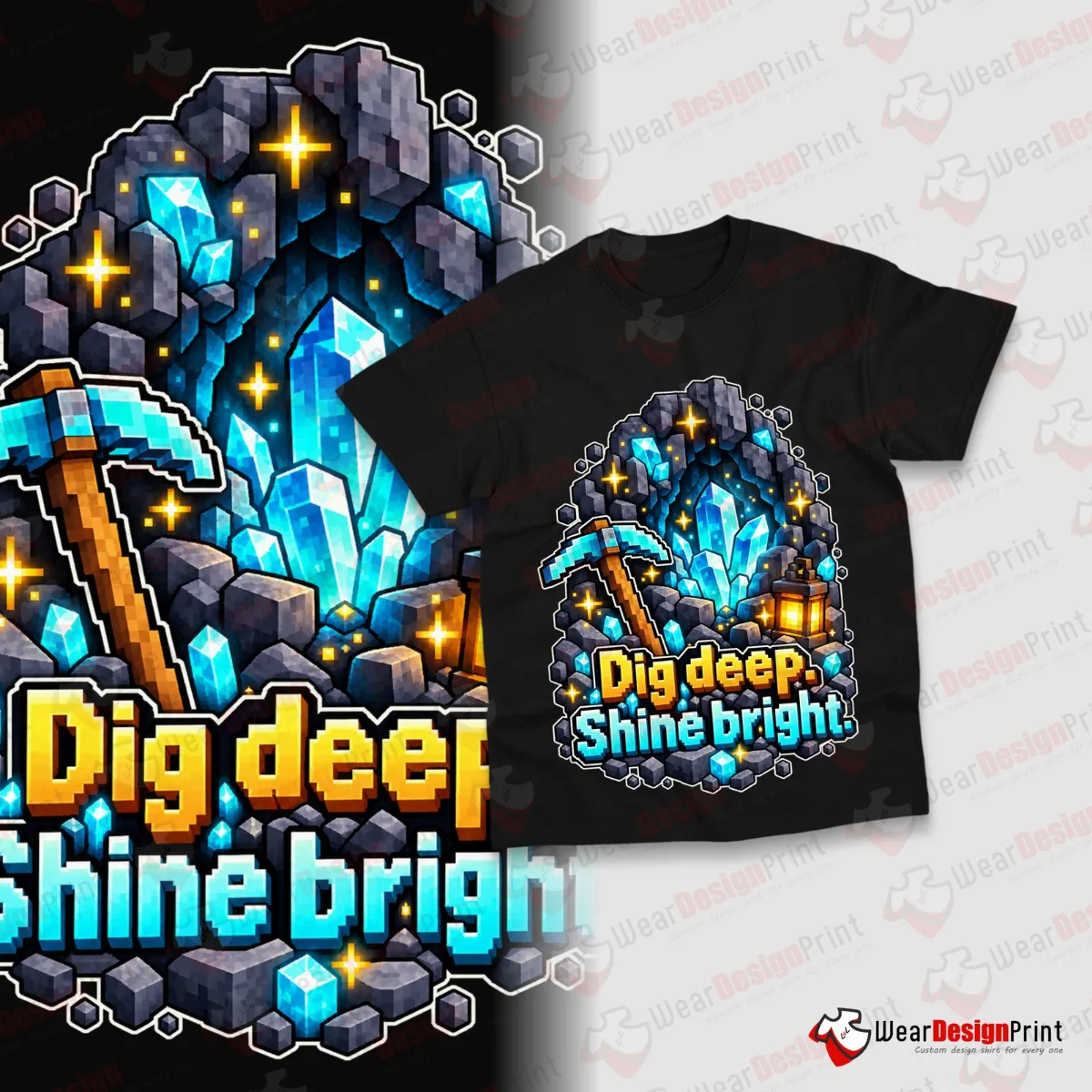 Pixel Art Kids Shirt Designs 16PCS PNG Bundle — view 15